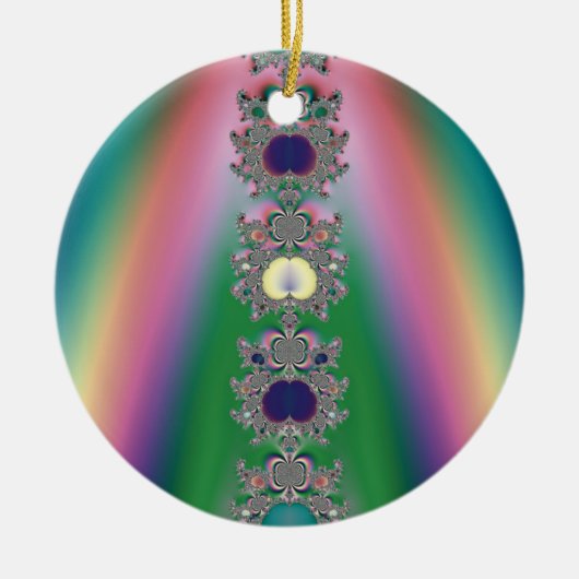 Regenboog Keramisch Ornament (Voorkant)