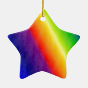 Regenboog Keramisch Ornament