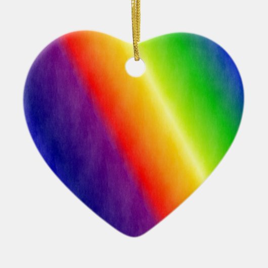 Regenboog Keramisch Ornament (Voorkant)