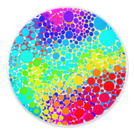 Regenboog keramische knoppen