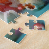 Regenboog Kermis Popcorn Legpuzzel (Zijkant)