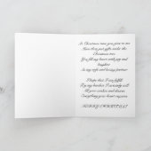 Regenboog kerstboomkaart feestdagen kaart (Binnen)