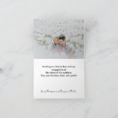 Regenboog Kerstman Hoed van Liefde Foto  Feestdagen Kaart (Binnen)