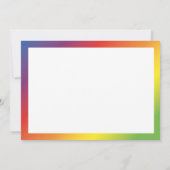 Regenboog Kerstmis Kaart (Achterkant)