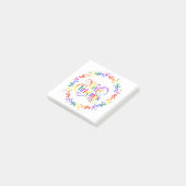 Regenboog Kerstmis Kranz Post-it Notities Post-it® Notes (Schuin)