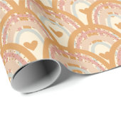 Regenboog Kinder inpakpapier Schattige kleurrijke (Rol Hoek)