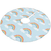 Regenboog Kinder kerstkous Kerstboom Rok (Gekanteld)