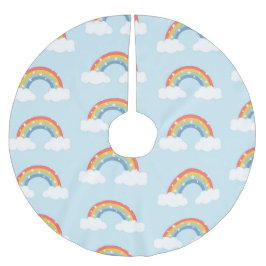 Regenboog Kinder kerstkous Kerstboom Rok