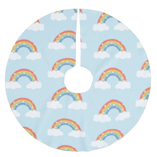 Regenboog Kinder kerstkous Kerstboom Rok (Voorkant)