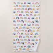 Regenboog kinder motief strandlaken (Voorkant)