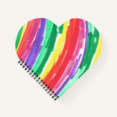 Regenboog Kinderkunst Notitieboek (Voorkant)