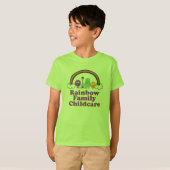 Regenboog Kinderopvang T-shirt (Voorkant volledig)