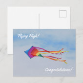 Regenboog Kite Ansichtkaart Briefkaart (Voorkant / Achterkant)