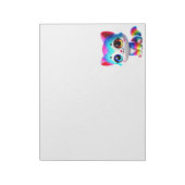 Regenboog Kitten Notitieblok (Linkerzijde)