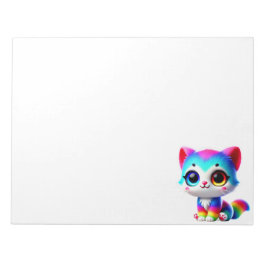 Regenboog Kitten Notitieblok