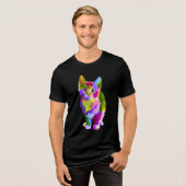 regenboog kitten T-shirt (Voorkant volledig)