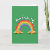 Regenboog Klaver Patroon Kaart (Voorkant)