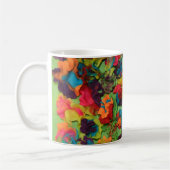 Regenboog Klei Bloemen Koffiemok (Links)