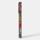 Regenboog Kleur Flow Schilder Kunst iPhone Hoesje (Linkerkant)