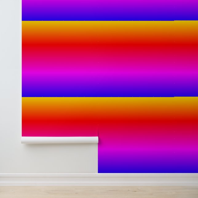 Regenboog Kleur Neon Kleurrijk Ontwerp Behang (Applicatie)