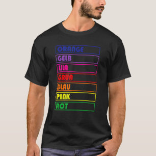 Regenboog Kleur Optische Illusie Magiër T-shirt