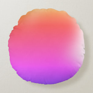Regenboog kleur rond kussen