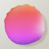 Regenboog kleur rond kussen (Achterkant)