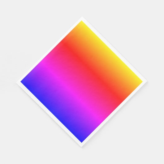 Regenboog kleur servetten (Hoek)