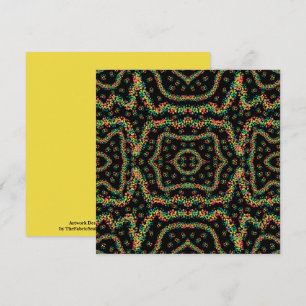 Regenboog Kleur Seurat Stijl Pointillisme Patroon Kaart