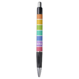 Regenboog Kleuren aangepaste monogram pennen