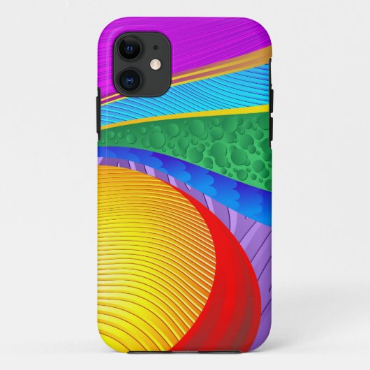 Regenboog Kleuren Abstracte Fantasie Case-Mate iPhone Case (Achterkant)