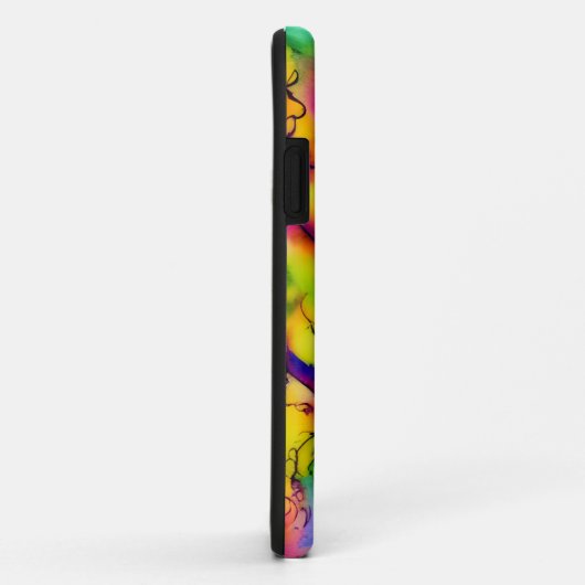 Regenboog kleuren abstracte waterverf schilderen Case-Mate iPhone case (Achterkant/rechts)