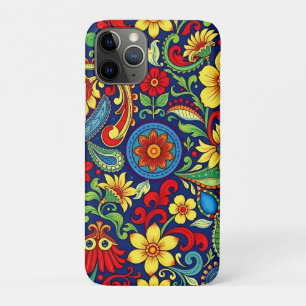 Regenboog Kleuren Bloem Paisley Ontwerp Case-Mate iPhone Case