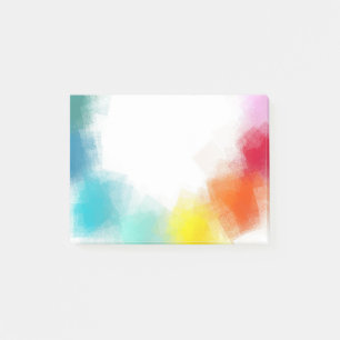 Regenboog Kleuren Custom Blank Modern Abstracte Ku Post-it® Notes