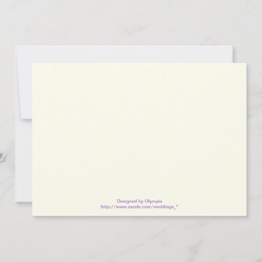 Regenboog kleuren damask bruiloft kaart (Achterkant)