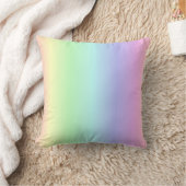 Regenboog Kleuren op Licht Periwinkle Sierkussen (Deken)