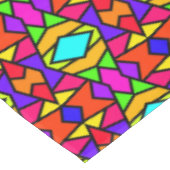 Regenboog Kleuren Patchwork Geometrische Herhaal P Tafelkleed (Gekanteld)