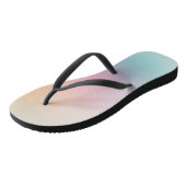 Regenboog Kleuren Rood Sinaasappel Geel Blauw Paar Teenslippers (Schuin)