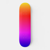 Regenboog Kleuren Skateboard Kleurrijk (Voorkant)