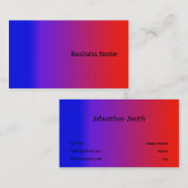 Regenboog kleuren visitekaartje (Voorkant / Achterkant)