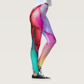 Regenboog Kleuren Vrouw Leggings (Rechts)