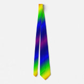 Regenboog Kleurenpatroon Stropdas (Achterkant)