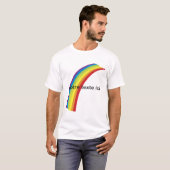 Regenboog: Kleurenunie T-shirt (Voorkant volledig)