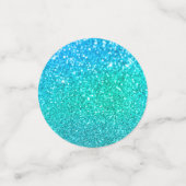 Regenboog Kleurige Zeemeermin Glitter Confetti (Kleine voorkant)
