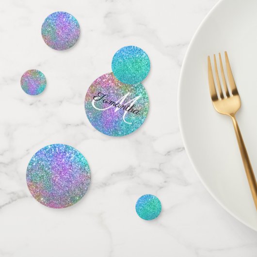 Regenboog Kleurige Zeemeermin Glitter Confetti (Groep)