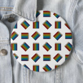Regenboog Kleurpotloden Ronde Button 6,0 Cm (In situ)
