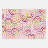 Regenboog Kleurrijk Modern Patroon Inpakpapier Vel (Voorkant 2)