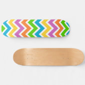 Regenboog Kleurrijke Golf Persoonlijk Skateboard (Horizontaal)