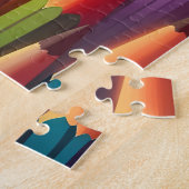 Regenboog Kleurrijke Potlood Palet Waterverf Legpuzzel (Zijkant)