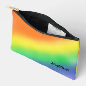 Regenboog Kleurrijke Potlood & Toiletartikelen Etui (Open)